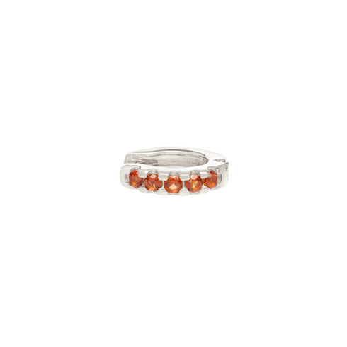 SUNSET ORANGE HUGGIE SILVER
